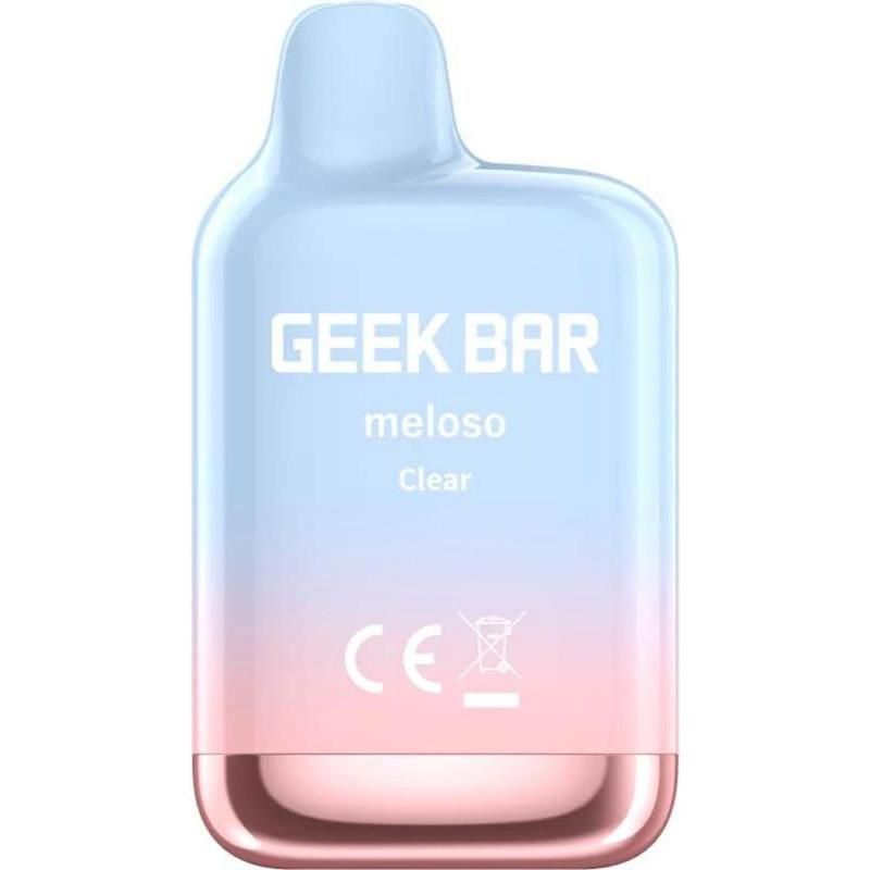 Vaporizador Desechable Geek Bar Meloso Mini Clear 1500 Puffs 1 Unidad