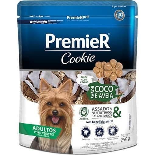 Premier Cookie Raza Pequeña Coco Avena 250g