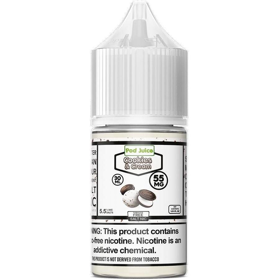 E-Juice 55 mg Cookies And Cream Pod Juice  30 ml