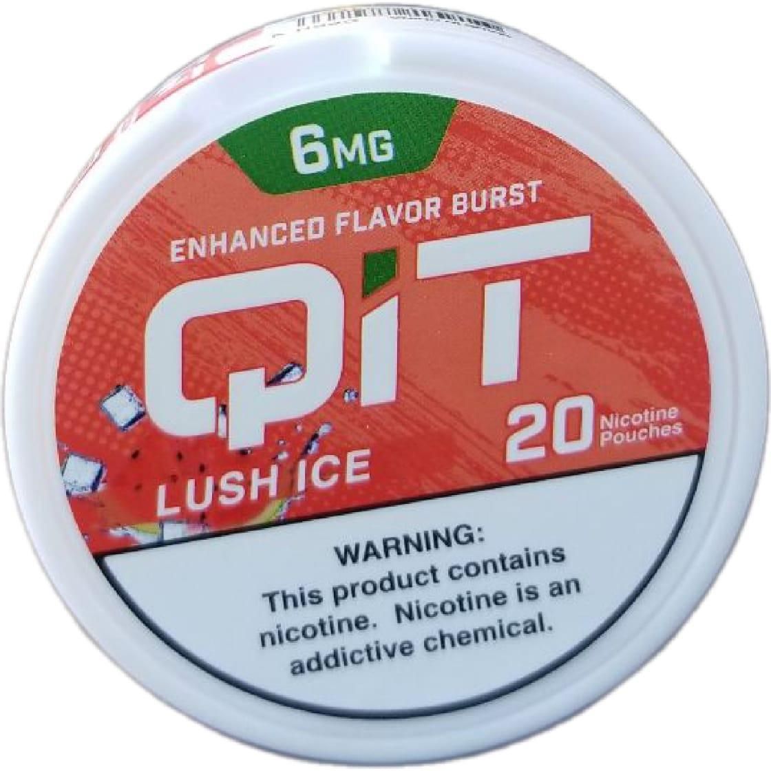 Pouches Qit Lush Ice 6 De Nicotina 1 Unidad