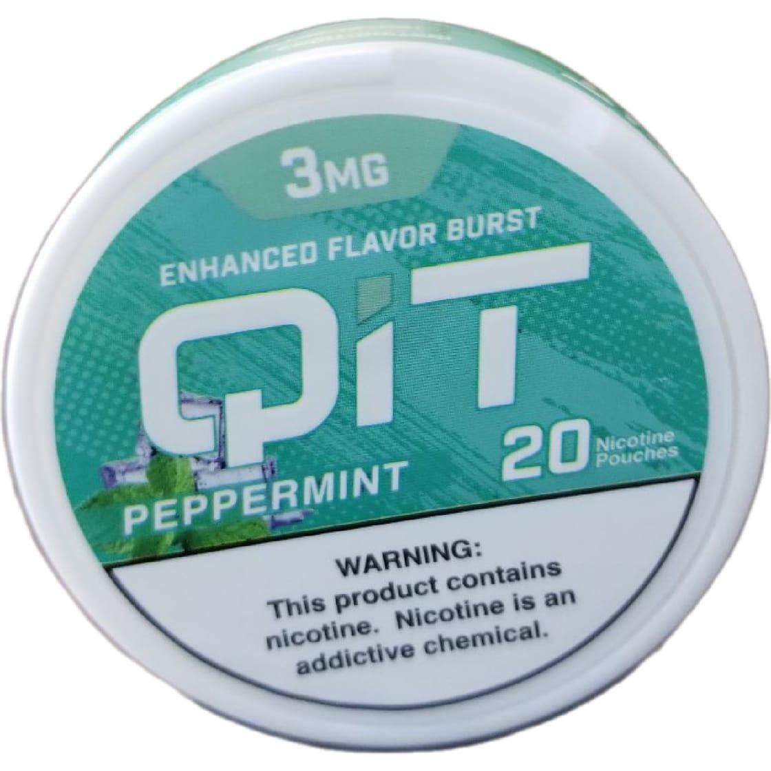 Pouches Qit Peppermint 3 De Nicotina 1 Unidad