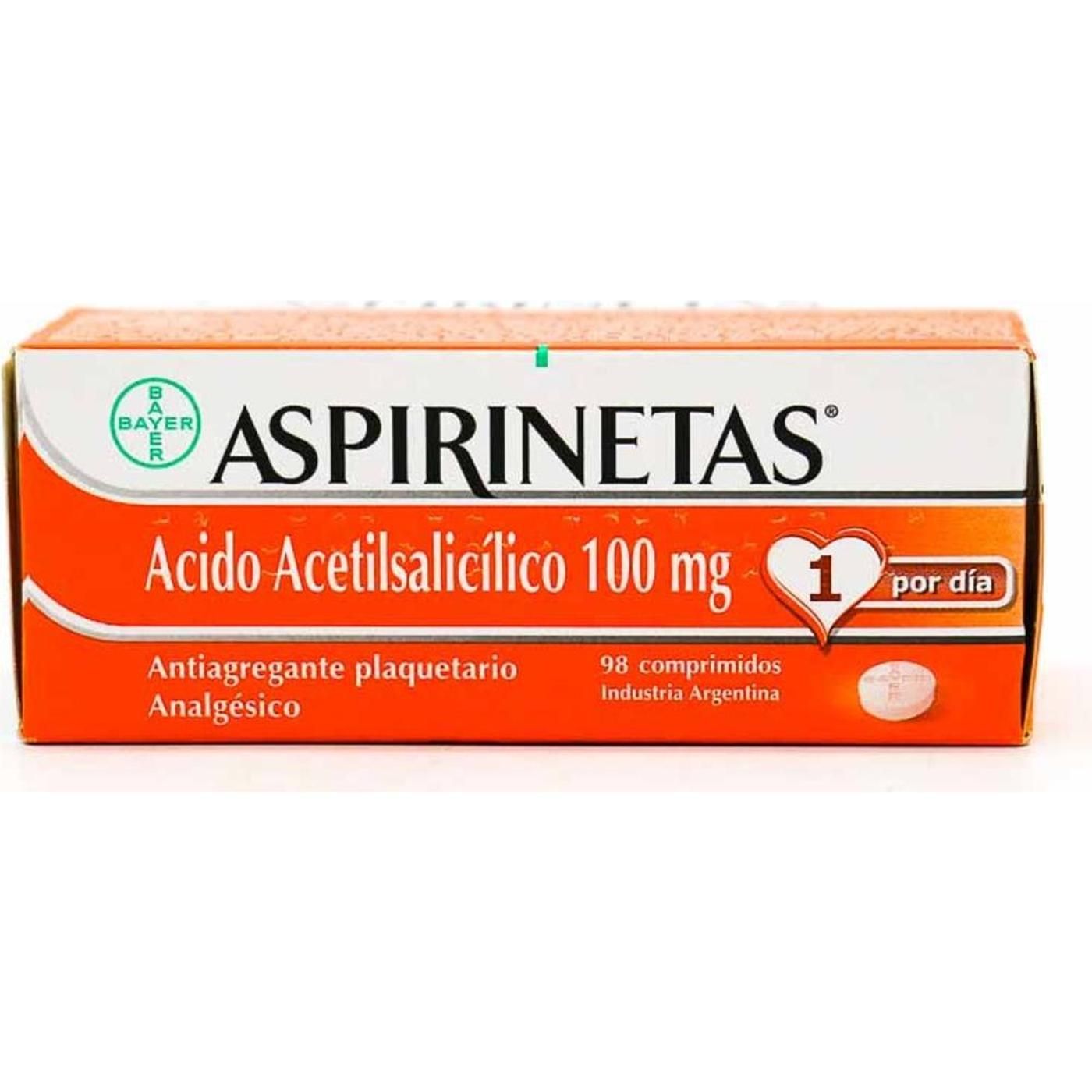 Analgesico Aspirinetas 98 Unidades