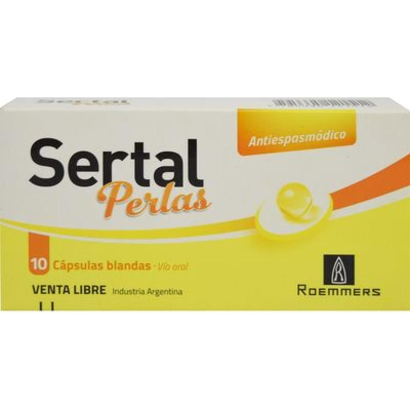Antiespasmódico Sertal Perlas Cípsulas Blandas 10 Unidades