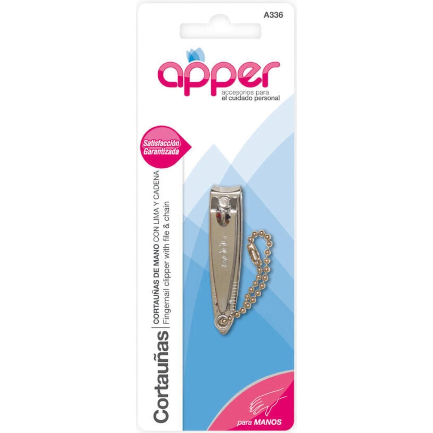 Corta U▒as Apper Con Cadena 1 Unidad