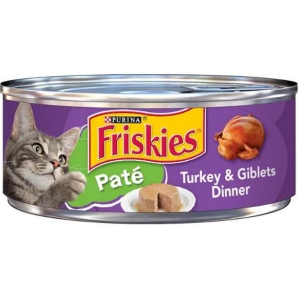 Alimento Para Gatos Friskies Classic Pate Turkey & Giblets Dinner 156G (5.5Oz)