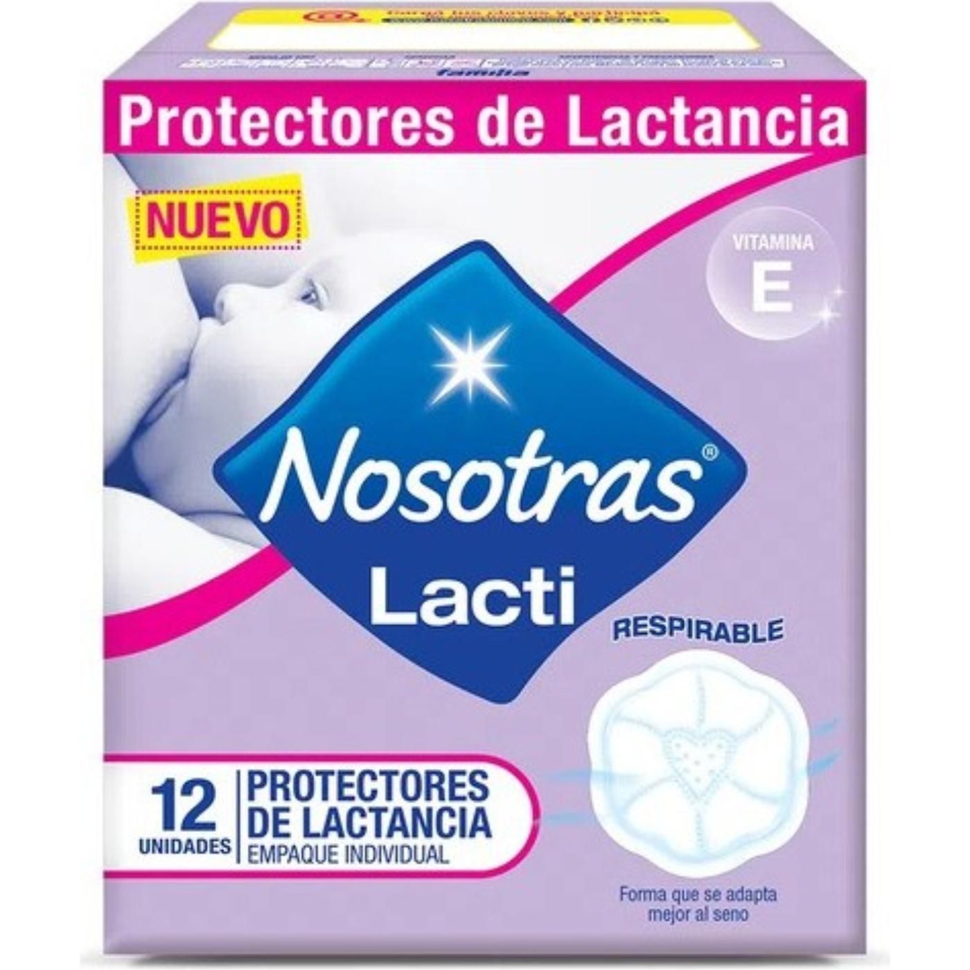 Protectores Mamarios Nosotras 12 Unidades