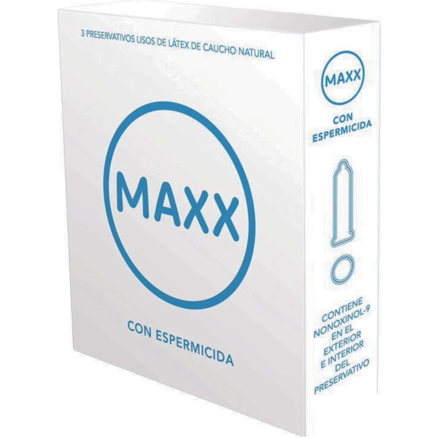 Preservativo Maxx Espermicida 3 Unidades