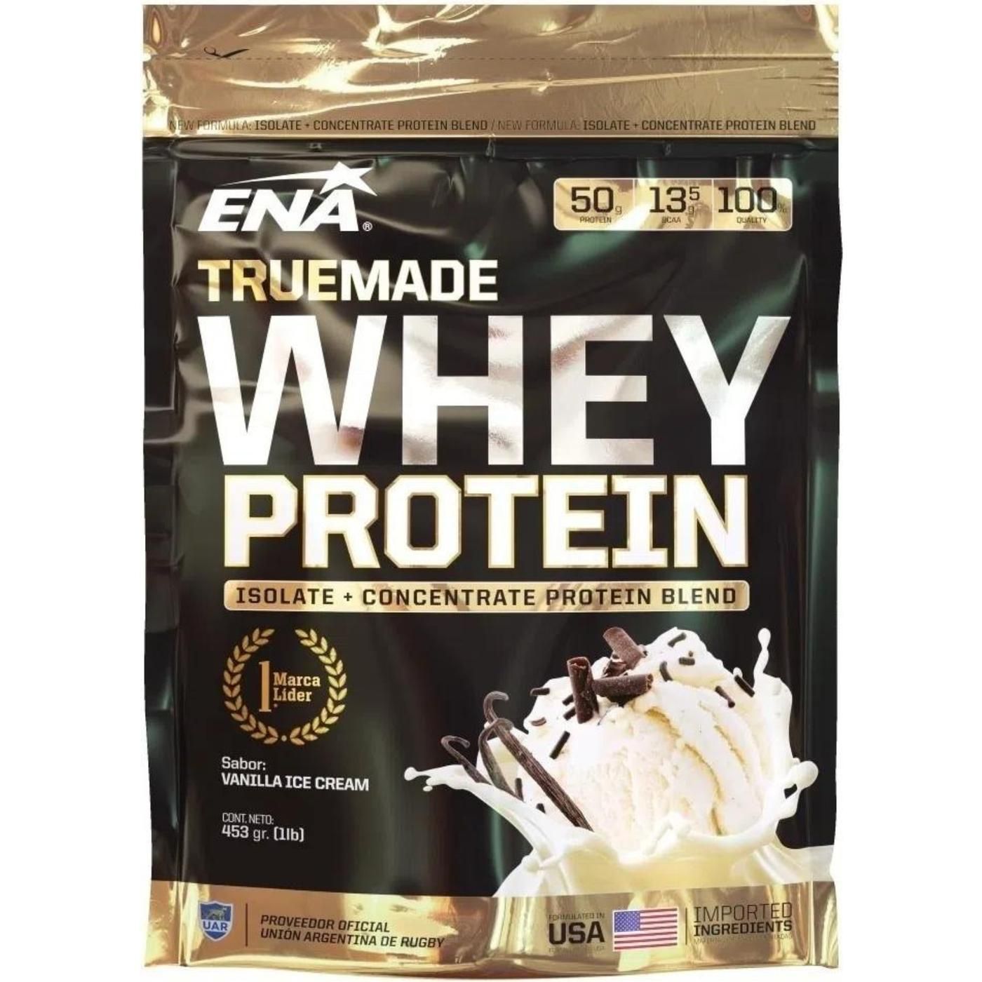 Suplemento Proteico Truemade Whey Protein Vainilla 453 g