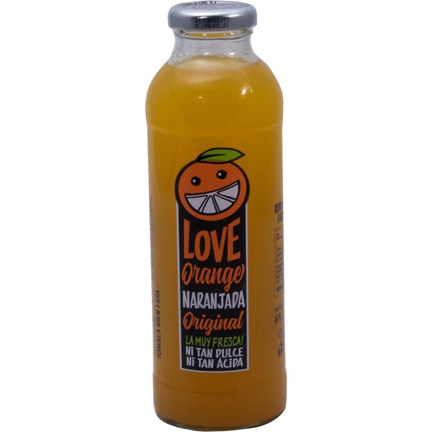 Bebida Naranjada Love Orange 475 Cc Bot