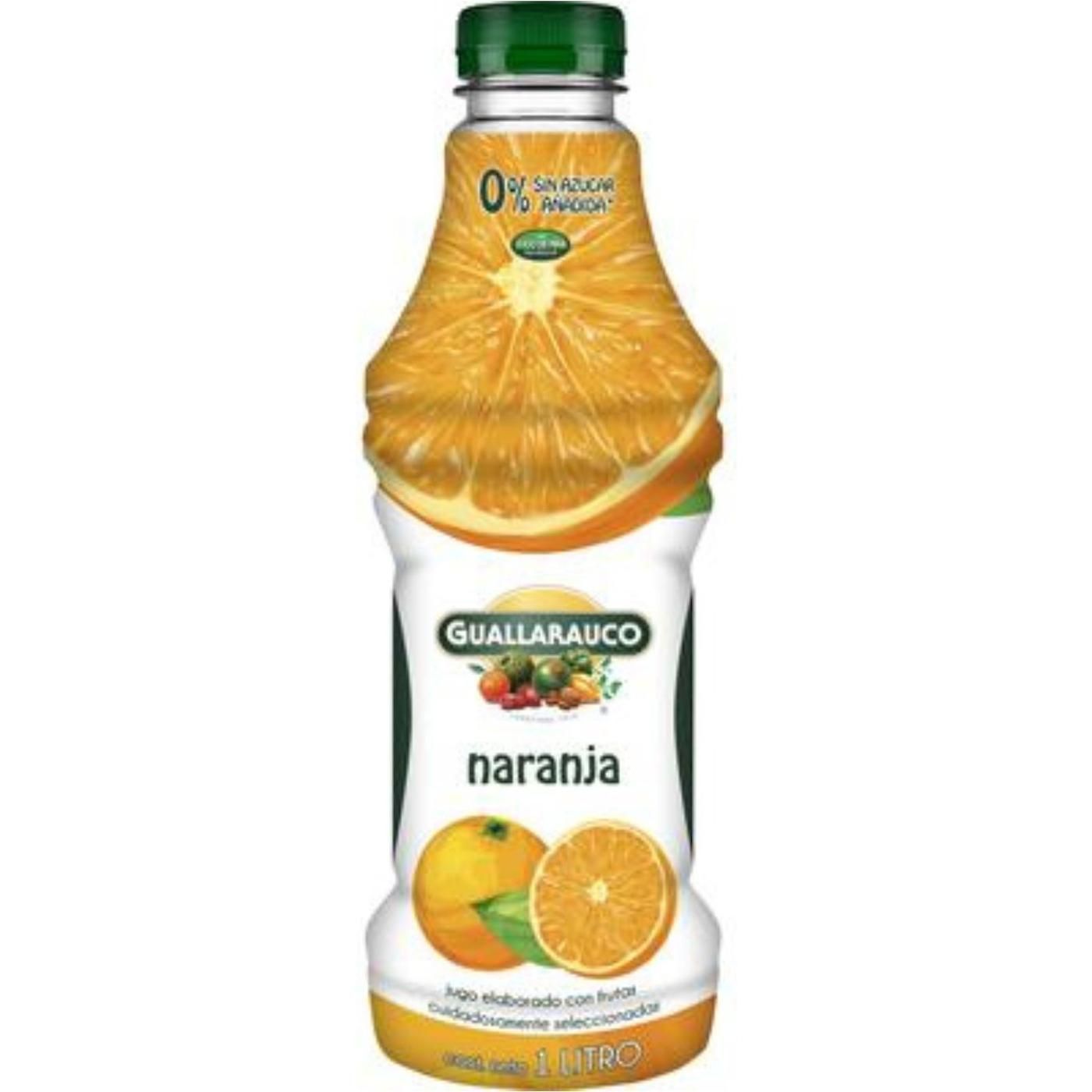 Jugo Naranja 0% Azucar Añadida 1 L Guallarauco
