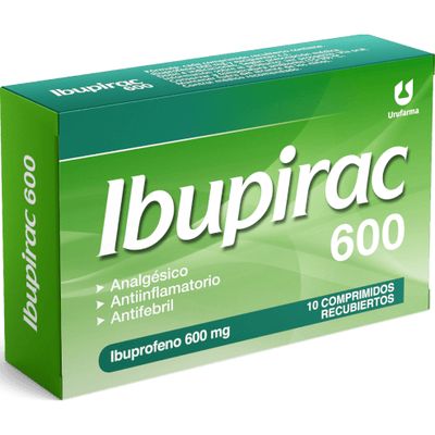 Ibupirac Ibuprofeno (600 mg) 10 Unidades