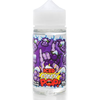 Iced Pop E-Liquid Grape Iced 100Ml 3Mg
