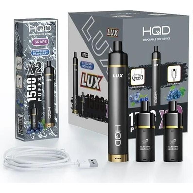 Vape HQD Lux Starter Kit Negro