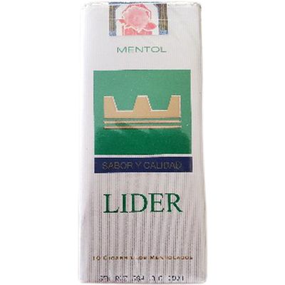 Cigarrillo Líder Mentol 10 Unidades