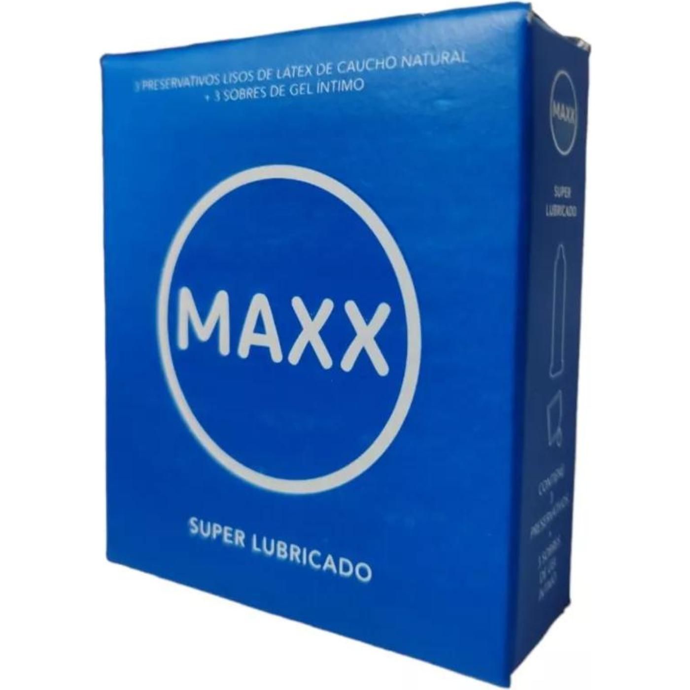 Preservativos Maxx Super Lubricado 3 Unidades
