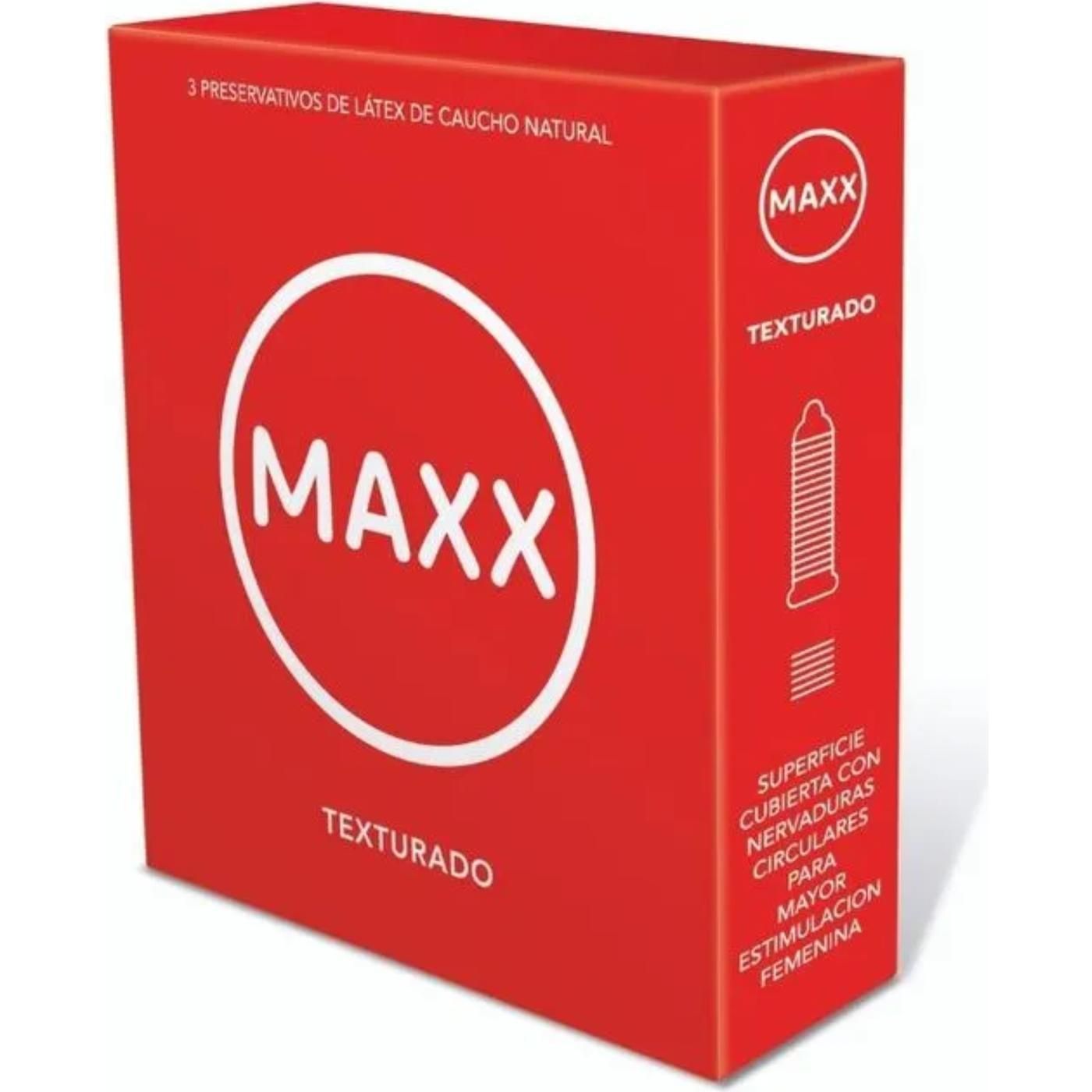 Maxx Preservativos Texturado 3 Unidades