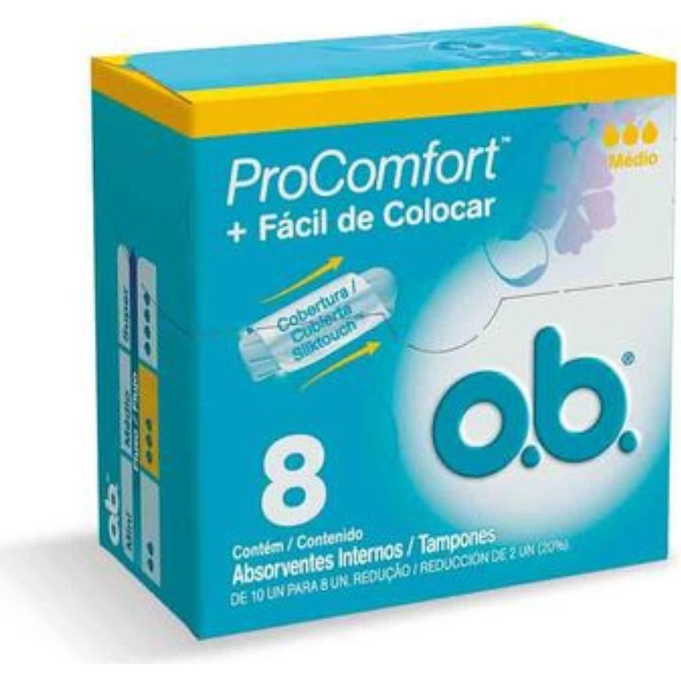 Tampones O.B. procomfort medio 8 Unidades