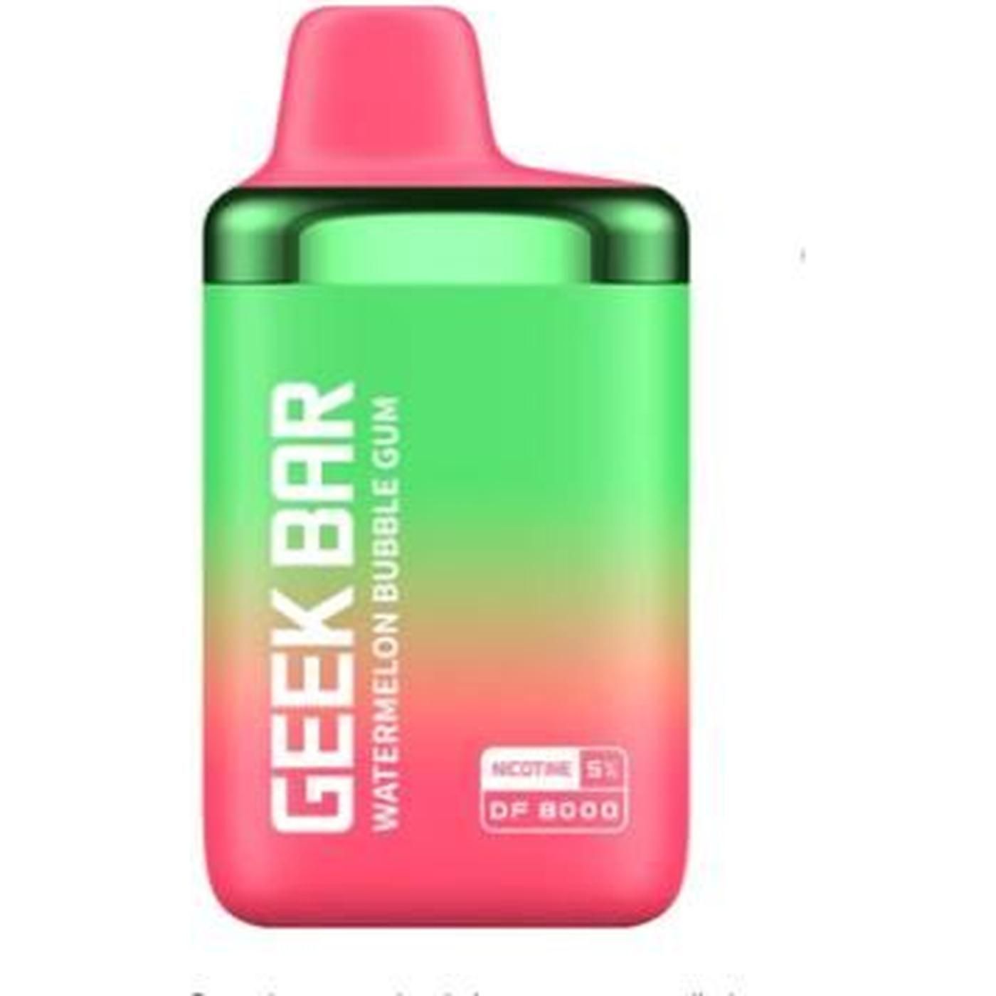 Vape Desechable Geek Bar Df8000 Watermelon Bubble Gum 8000 Puffs
