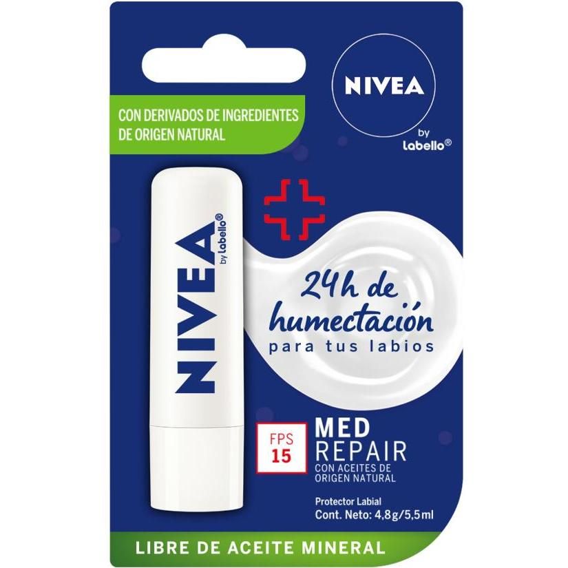 Bílsamo Labial Nivea Med Repair 4.8 g