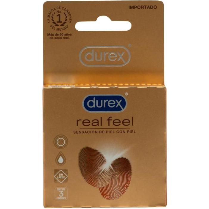 Preservativos Durex Real Feel 3 Un
