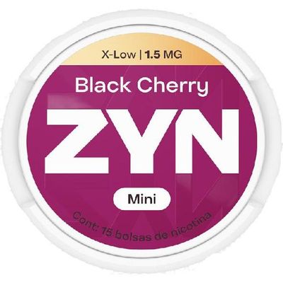 Bolsitas De Nicotina Black Cherry Zyn 1.5 mg