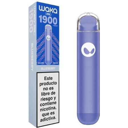 Vape Waka Stick Blueberry Waka 1900 Puffs 5% 1 Unidad