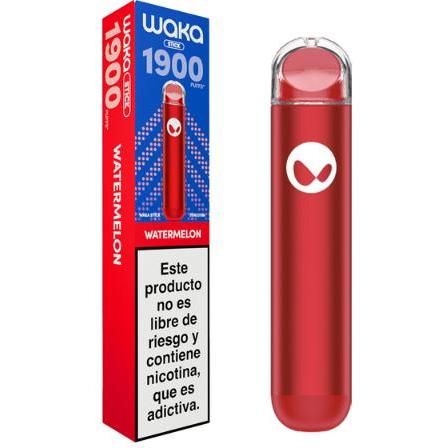 Vape Waka Stick Watermelon (1900 Puffs 5%) 1 Unidad