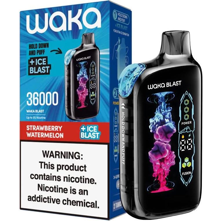 Vape Waka Blast Fresa Sandía  36000 Puffs