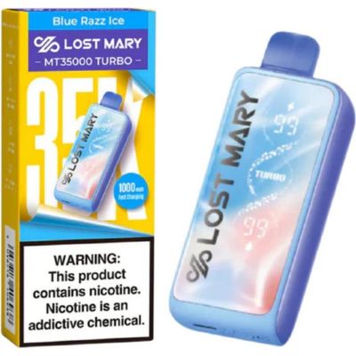 Vape Lost Mary Blue Razz Ice Mt 35000 Puffs
