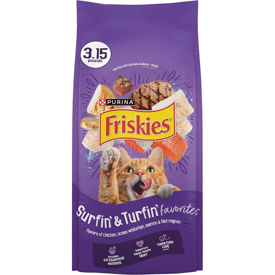 Alimento Para Gato Friskies Adult Surfin&Turfin 3.15Lb