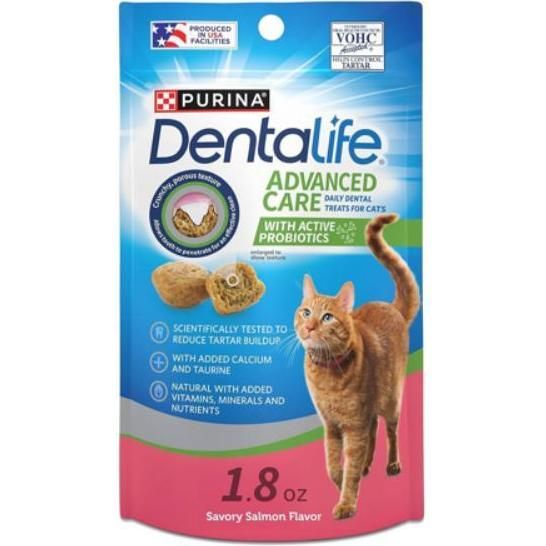 Alimento Para Gato Purina Dental Life Advanced Café Salmon Flavor 1.8 oz