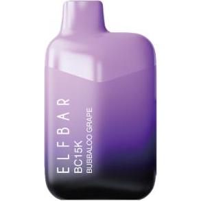 Vape Desechable Elfbar Bubbaloo Grape De 15000 Puffs 5 De Nicotina 1 Unidad