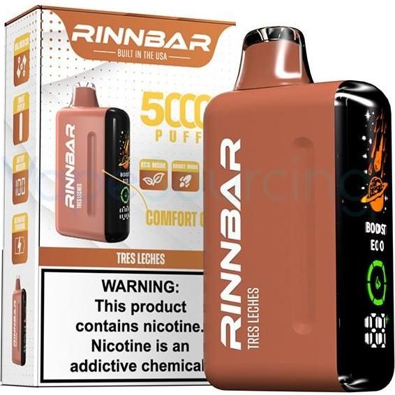 Desechable Rinnbar Tres Leches 50000 Puff 1 Unidad