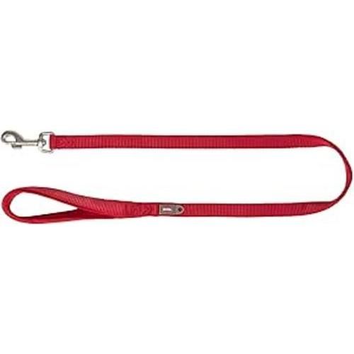 Premium leash, XS–S: 1.20 m/15 mm, red